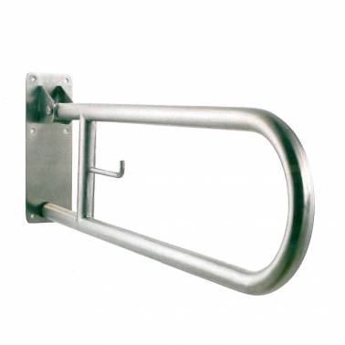 Barra dobrável com rotação vertical de 800 mm nylon branco SIMEX