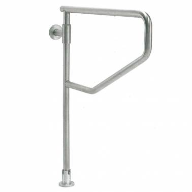Barra ribaltabile con rotazione orizzontale in acciaio inox satinato SIMEX