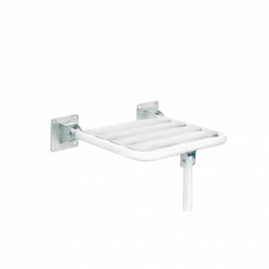 Seduta pieghevole in acciaio zincato SIMEX con gamba a terra