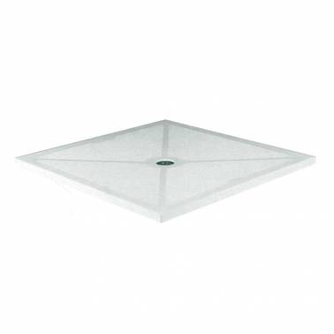 Plato de ducha encastrado a suelo en vitroresina 800x800 mm SIMEX Referencia 02230