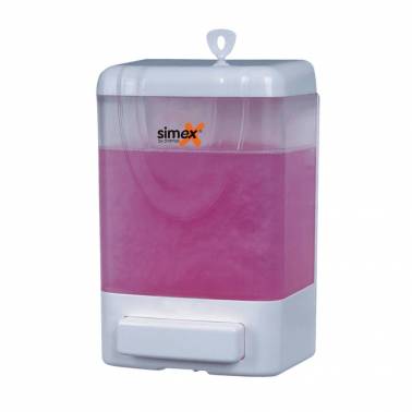 Dosificador de jabón fabricado en ABS transparente SIMEX