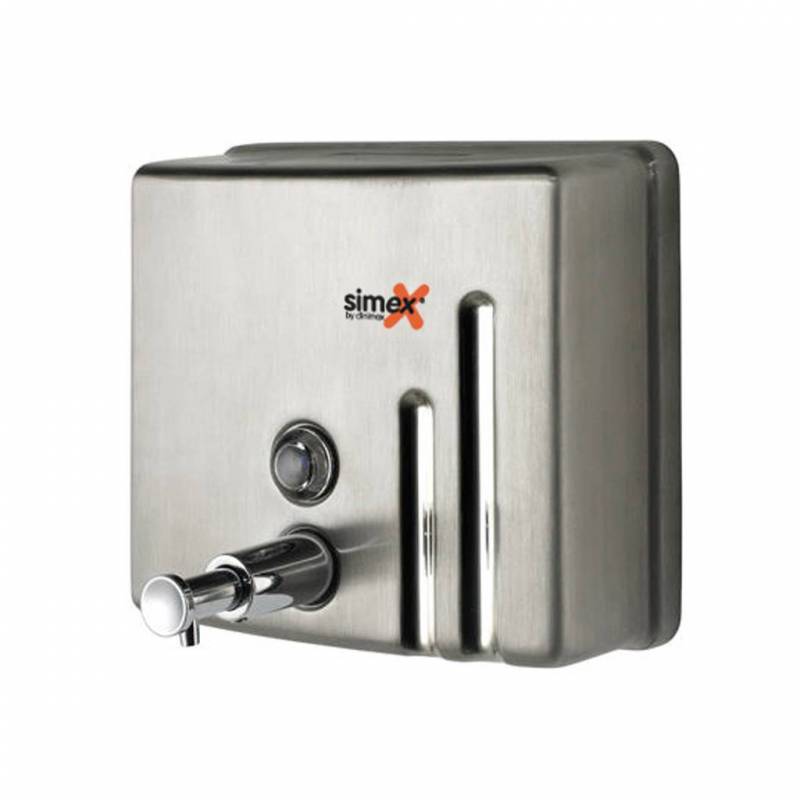 SIMEX satin stainless steel soap dispenser
