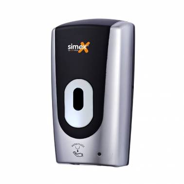 Dosificador de jabón elegance ABS negro automático con sensor electrónico SIMEX