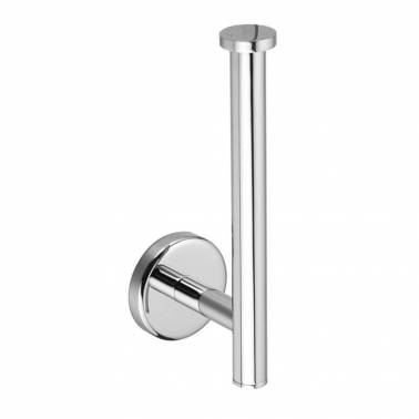 Suporte para rolo de papel higiênico sobressalente em latão cromado brilhante SIMEX