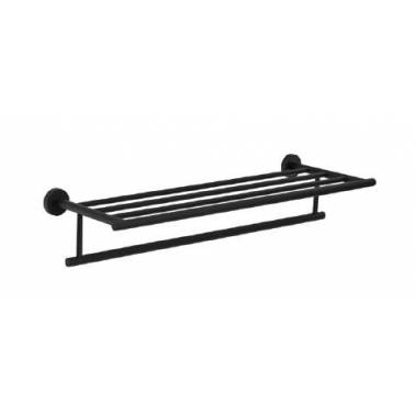 Regal mit unterer Handtuchstange Schwarz Classic SIMEX