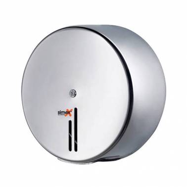 Porta carta igienica industriale SIMEX in acciaio inox lucidato