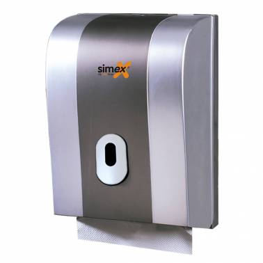 Dispensador de toallita "Z" color metalizado SIMEX