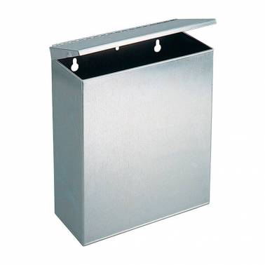 Contenitore igienico SIMEX in acciaio inox satinato con coperchio basculante