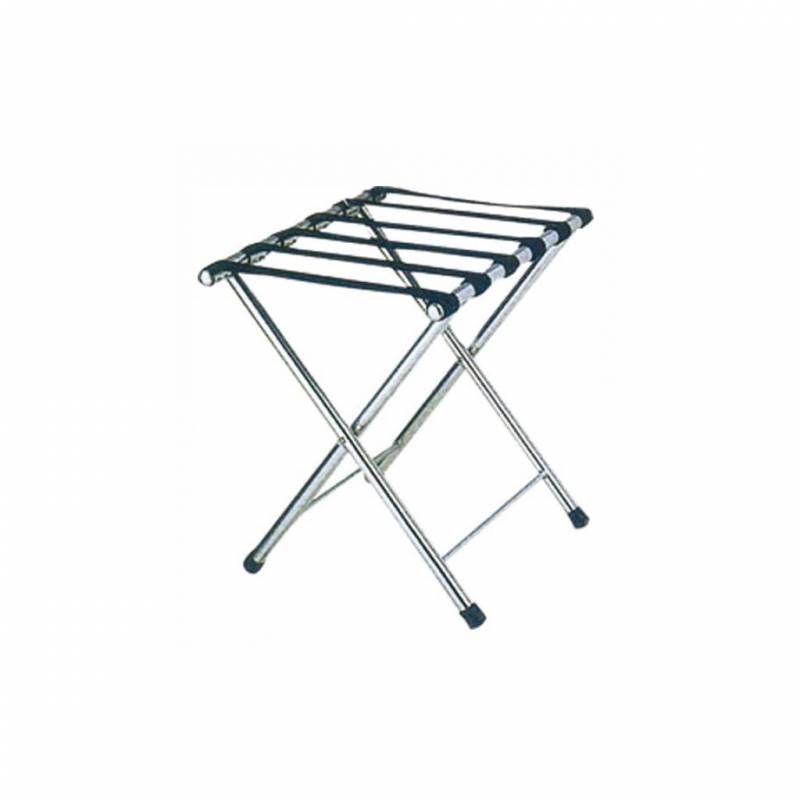 Kofferträger aus Edelstahl mit schwarzen Gurten SIMEX