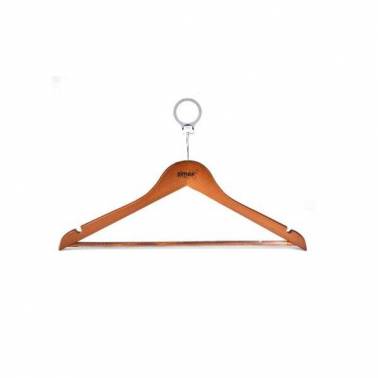 Cintre en bois de noyer avec anneau SIMEX