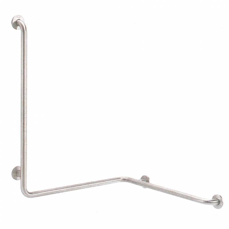 Shower bar with 4 support points left