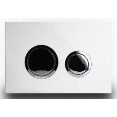 Placa pulsador de doble descarga para cisterna empotrada referencia 30340 marca Idrospania