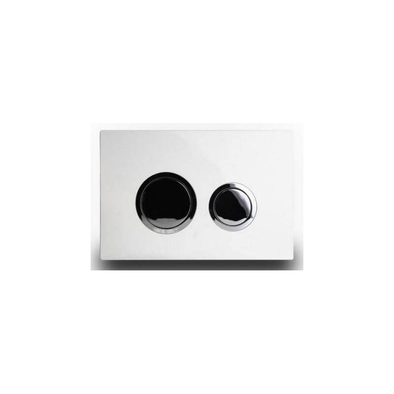 Doppelspül-Druckknopfplatte für eingebauten Spülkasten Referenz 30340 Marke Idrospania