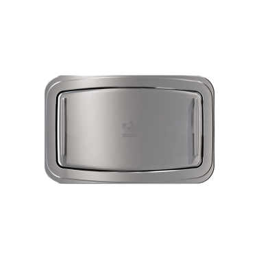 Cambiador de pañales horizontal de acero inoxidable ref. KB310-SSWM marca Koala Kare by Bobrick cerrado