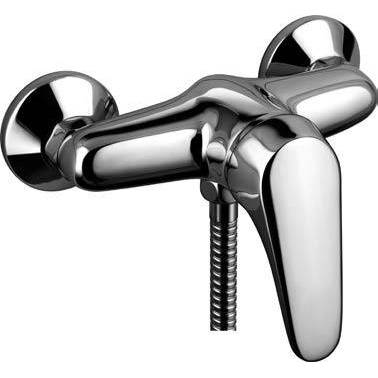 Robinet de douche monocommande de marque Komercia avec équipement complet