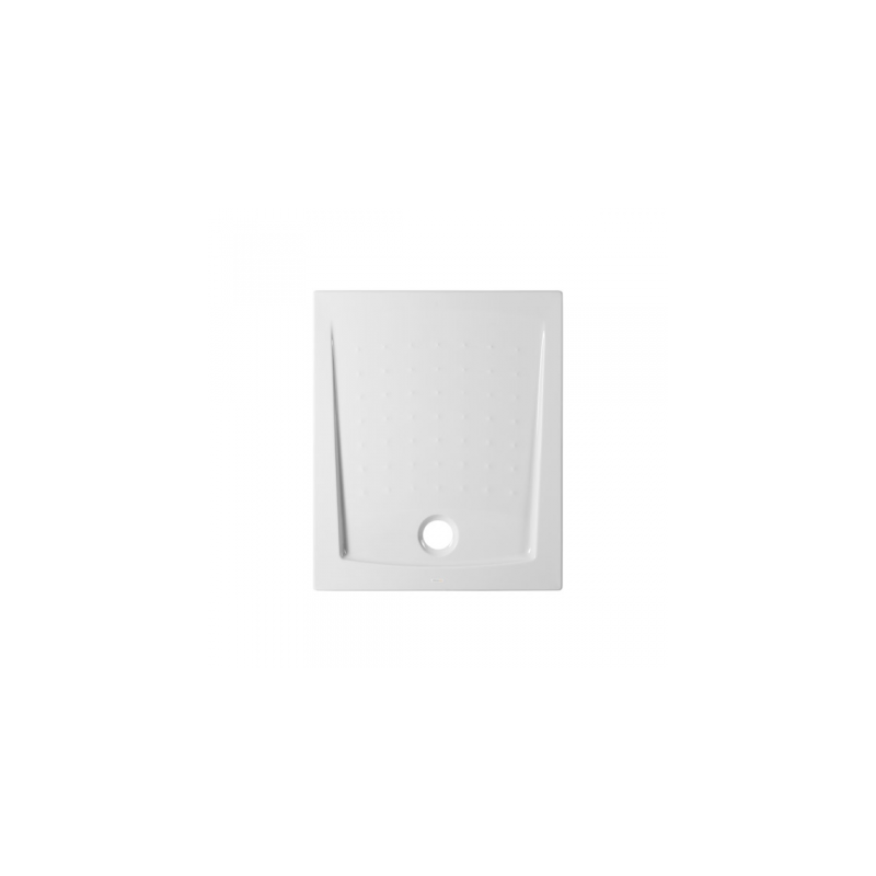 Plato de ducha extra plano en color blanco de 90x75 o de 110x90 mm modelo Millennium marca Unisan