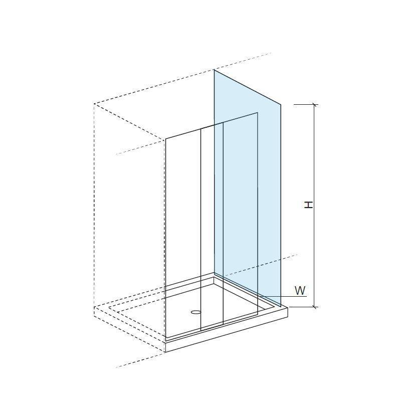 Panel fijo lateral de varias medidas. Referencia 8906610