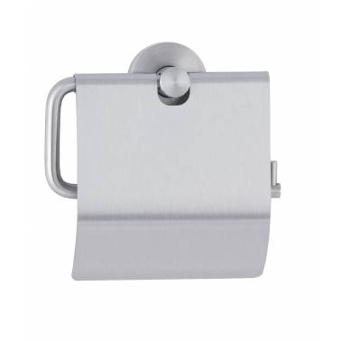 Portarrollos simple para montar en la pared de acero inoxidable marca Bobrick