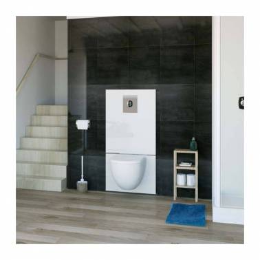 Frame with built-in cistern and grinder for cladding model SANIWALL PRO UP brand SFA. Reference SANIWALLPROUPSTDAC