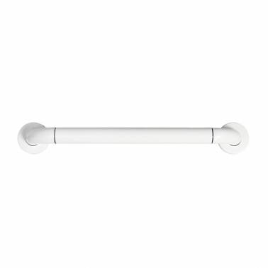 Barra reta com dois pontos de apoio 900 mm nylon branco SIMEX