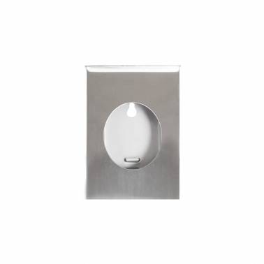 SIMEX satin stainless steel hygienic bag dispenser Reference 07036