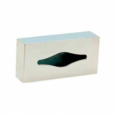 Distributeur de mouchoirs en acier inoxydable brillant SIMEX