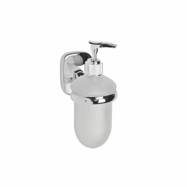 SIMEX shiny zinc wall mounted soap dispenser