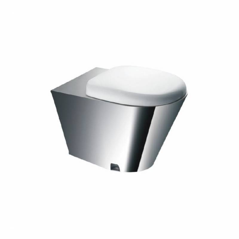 SIMEX glänzendes wandhängendes vandalensicheres WC