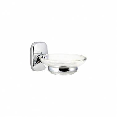 SIMEX shiny zinc wall soap dish