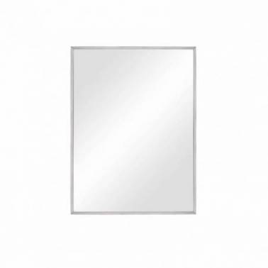 Espejo antivandálico con marco 700x500 Inox satinado marca Simex