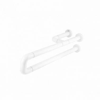 Barra fissa 3 punti di ancoraggio 800mm destra Nylon bianco marca Simex