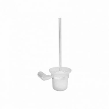 Porte-balai WC mural en cristal brillant - Série Premium en laiton par Simex