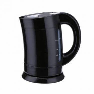 Bouilloire noire de 0,8 L avec base de marque Simex