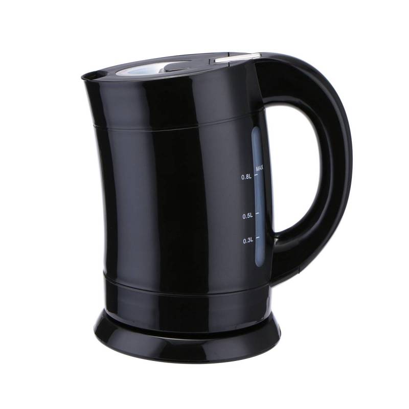 Bouilloire noire de 0,8 L avec base de marque Simex