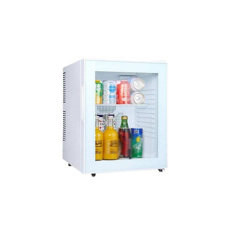 Simex brand 30L white glass door thermoelectric minibar