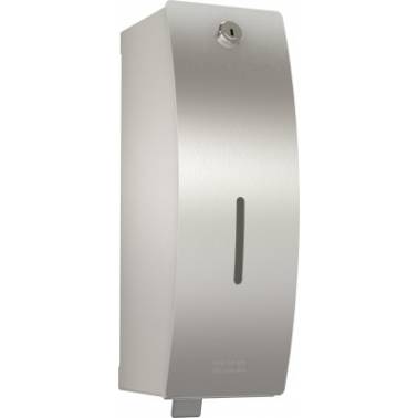 650ml foam soap dispenser made of satin-finished stainless steel, STRATOS model, Franke KWC brand, reference STRX616
