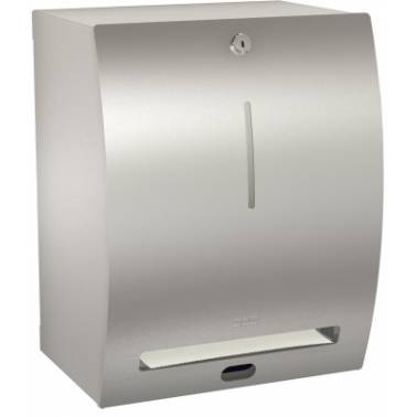 Electronic paper towel dispenser, satin finish stainless steel, model STRATOS, brand Franke KWC, STRX630