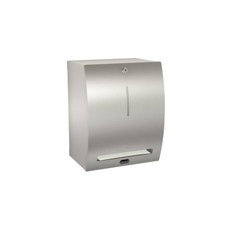 Distributore elettronico di asciugamani di carta, acciaio inox satinato, modello STRATOS, marca Franke KWC, STRX630