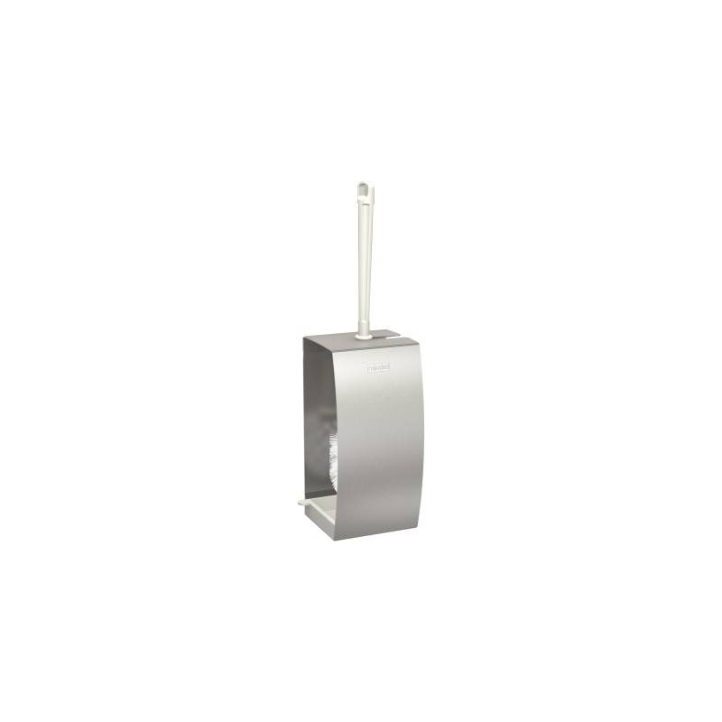 Toilet brush holder made of satin-finished stainless steel, model STRATOS, brand Franke KWC, reference STRX687