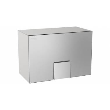 Secador de mãos eletrônico de parede em aço inoxidável com acabamento acetinado, modelo RODAN, marca Franke KWC, referência RODX