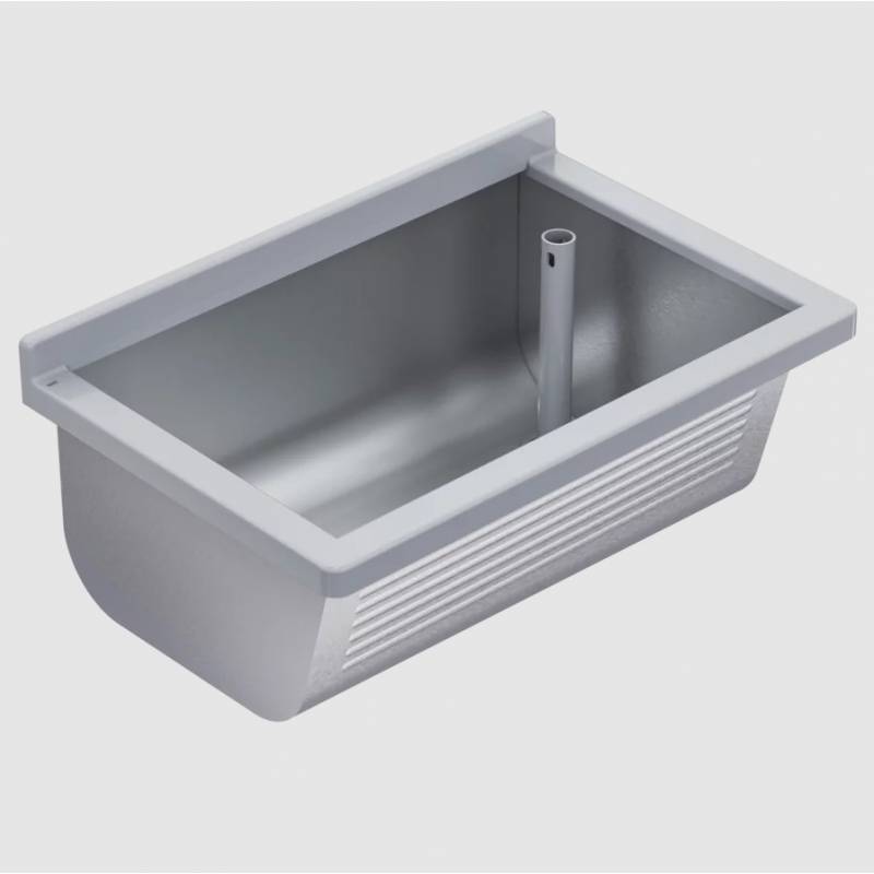 Industriespüle aus Edelstahl mit Abfluss rechts, Modell SIRIUS, Marke Franke KWC, Referenz BS312N