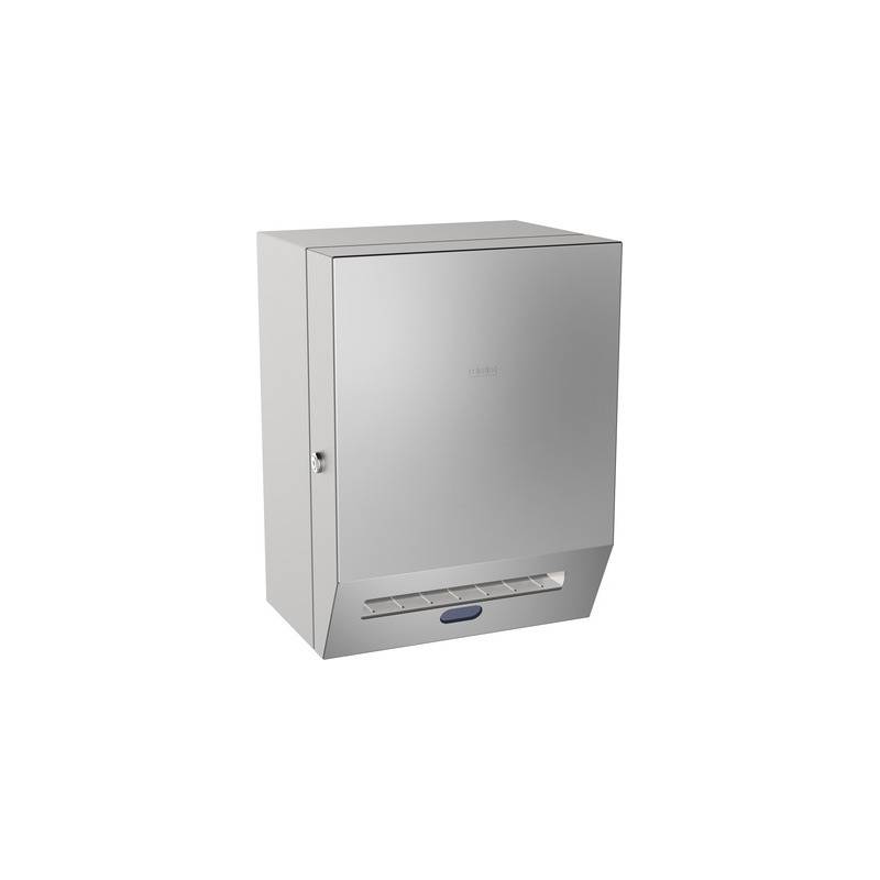 Dispensador de toallas de papel a pared en acero inoxidable acabado satinado modelo RODAN marca Franke KWC, referencia RODX630