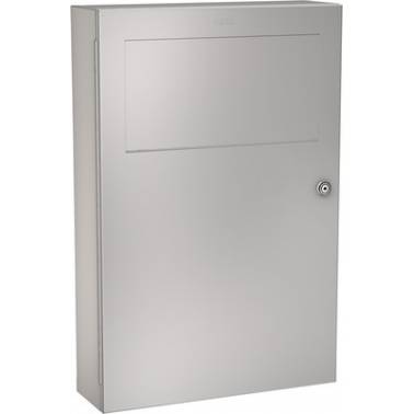 Wall mounted waste bin in satin finish stainless steel, capacity 16 L, RODAN model, Franke KWC brand, reference RODX604