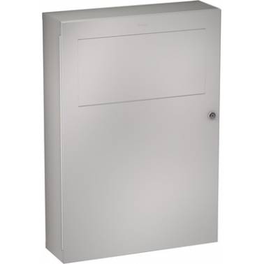 Wall mounted waste bin in satin finish stainless steel, capacity 45 L, RODAN model, Franke KWC brand, reference RODX606