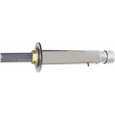 Dispensador de sabão de parede em latão cromado finamente polido, marca Franke KWC, referência SD110