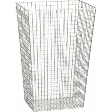Lixeira com possibilidade de pendurar na parede fabricada em aço inox, marca Franke KWC, referência CHRX608