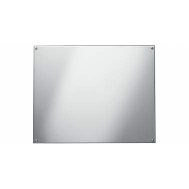 Mirror made of stainless steel with a reflective polished surface of 400x300mm, Franke KWC brand, reference CHRH401