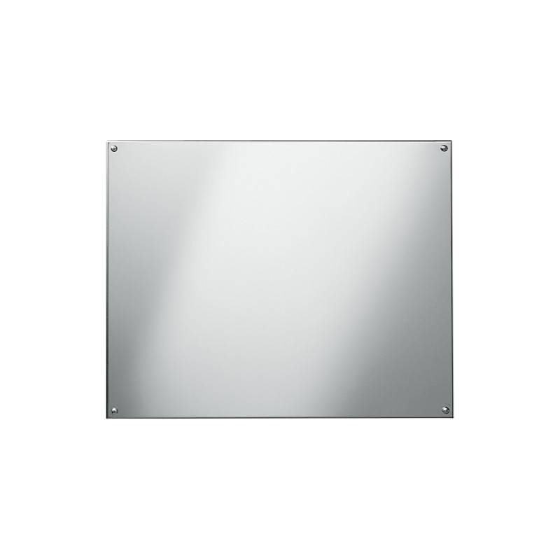 Specchio in acciaio inox con superficie riflettente lucida da 400x300mm, marca Franke KWC, riferimento CHRH401