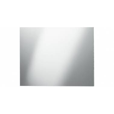 Miroir en acier inoxydable avec surface polie réfléchissante mesurant 390x290mm, marque Franke KWC, référence M400HD