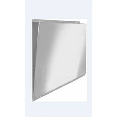 Mirror made of stainless steel with reflective polished surface of 460x528x62mm Franke brand